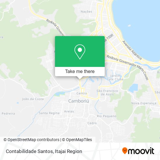 Contabilidade Santos map