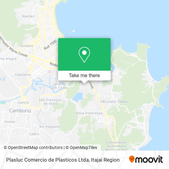 Plasluc Comercio de Plasticos Ltda map