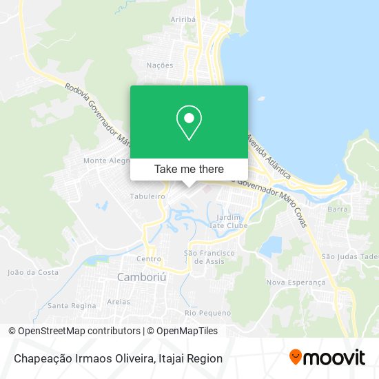 Chapeação Irmaos Oliveira map