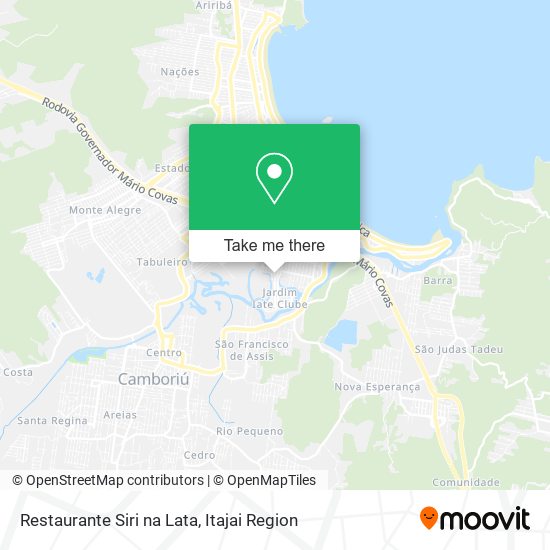 Restaurante Siri na Lata map
