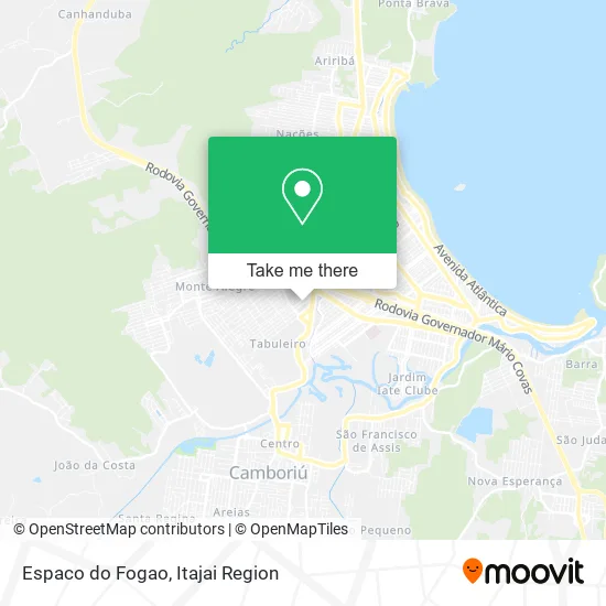 Espaco do Fogao map