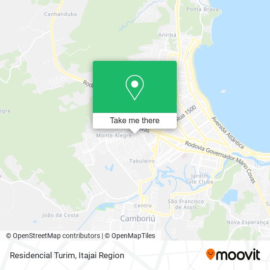 Mapa Residencial Turim