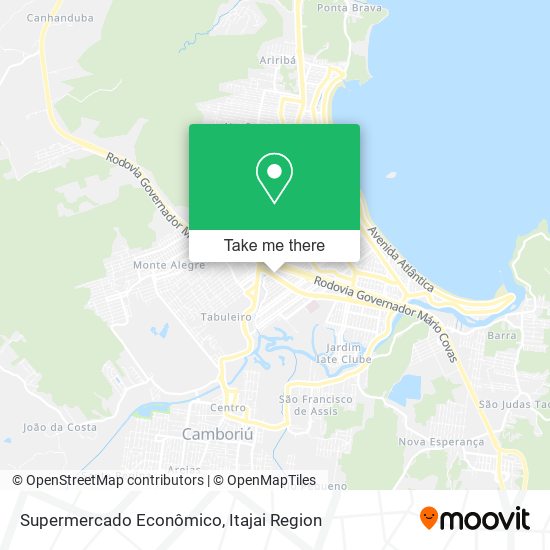 Supermercado Econômico map