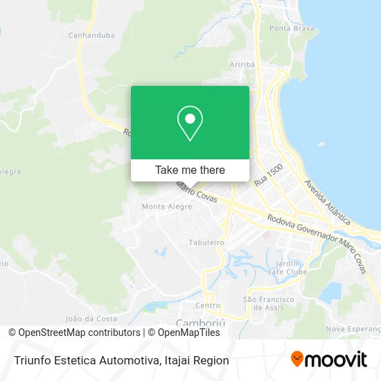Triunfo Estetica Automotiva map