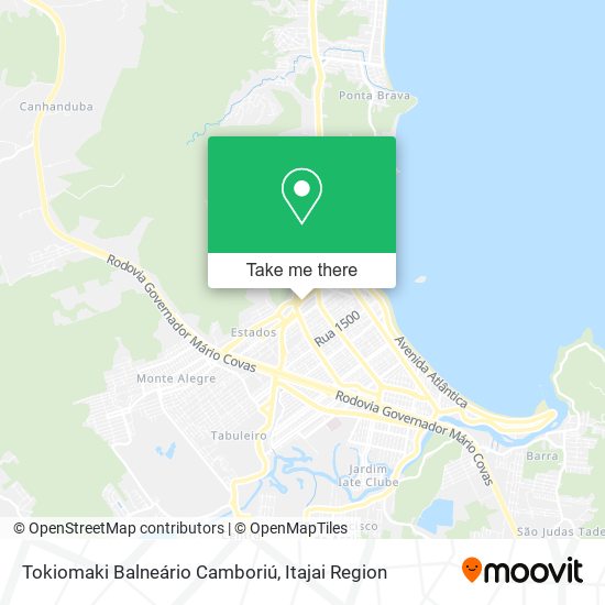 Tokiomaki Balneário Camboriú map