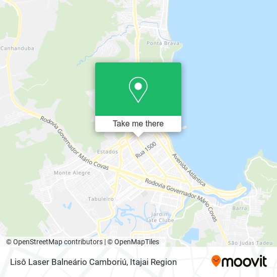 Lisô Laser Balneário Camboriú map