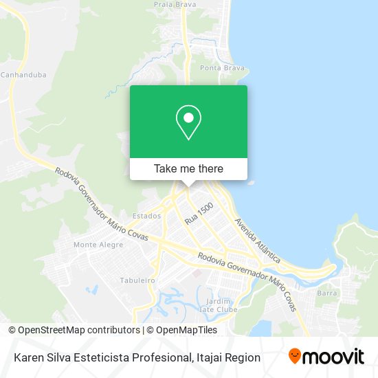 Mapa Karen Silva Esteticista Profesional