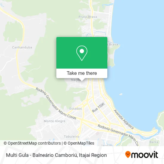 Multi Gula - Balneário Camboriú map