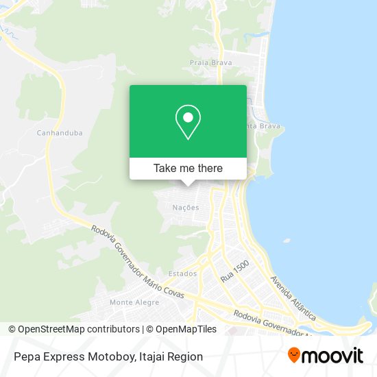 Pepa Express Motoboy map