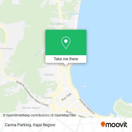 Carina Parking map