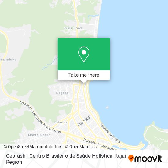 Mapa Cebrash - Centro Brasileiro de Saúde Holística