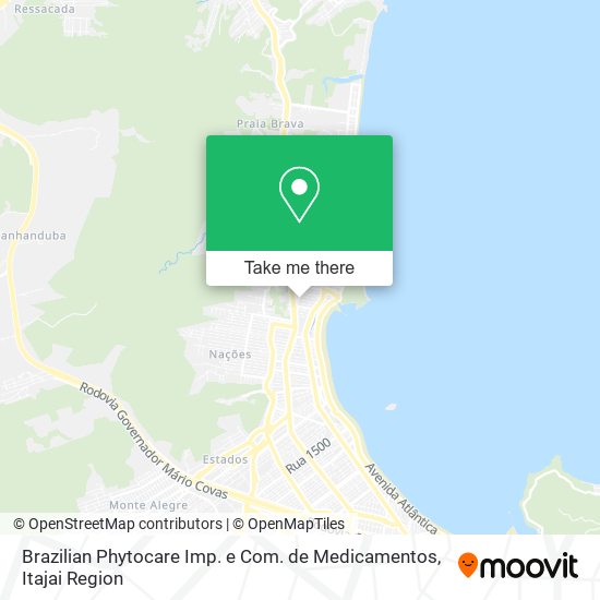 Mapa Brazilian Phytocare Imp. e Com. de Medicamentos