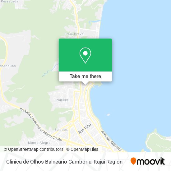 Clinica de Olhos Balneario Camboriu map