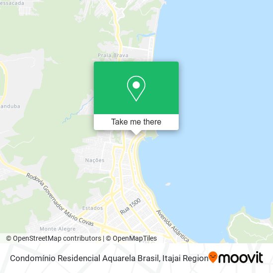 Mapa Condomínio Residencial Aquarela Brasil