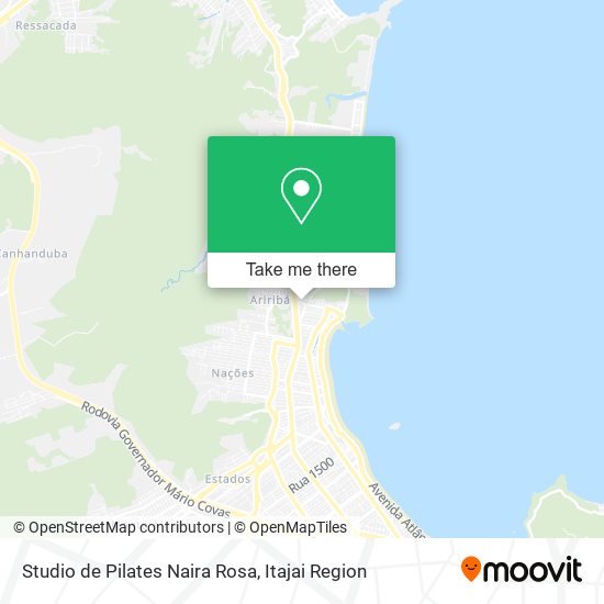 Mapa Studio de Pilates Naira Rosa