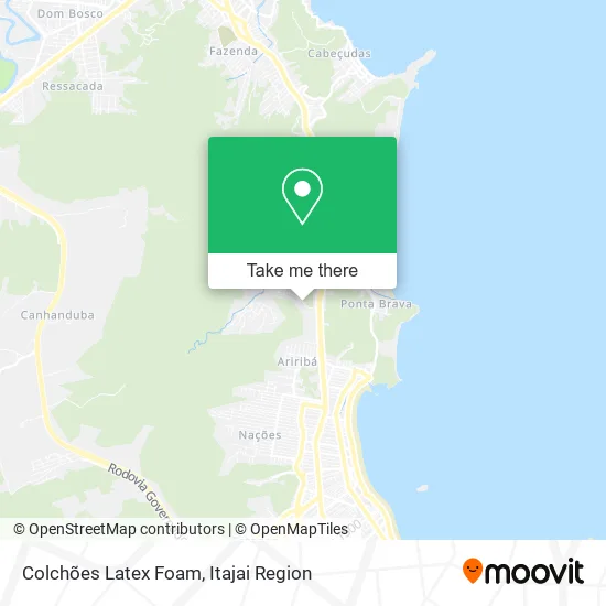 Colchões Latex Foam map