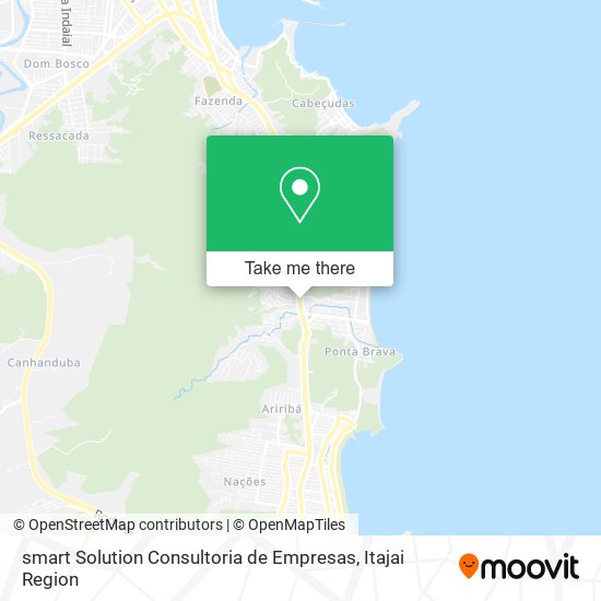 Mapa smart Solution Consultoria de Empresas