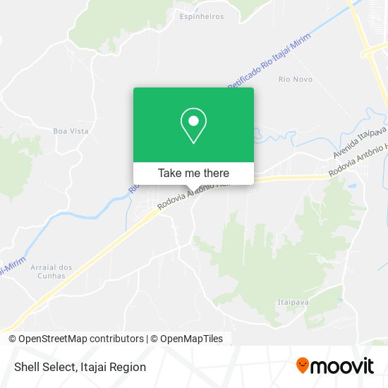 Shell Select map