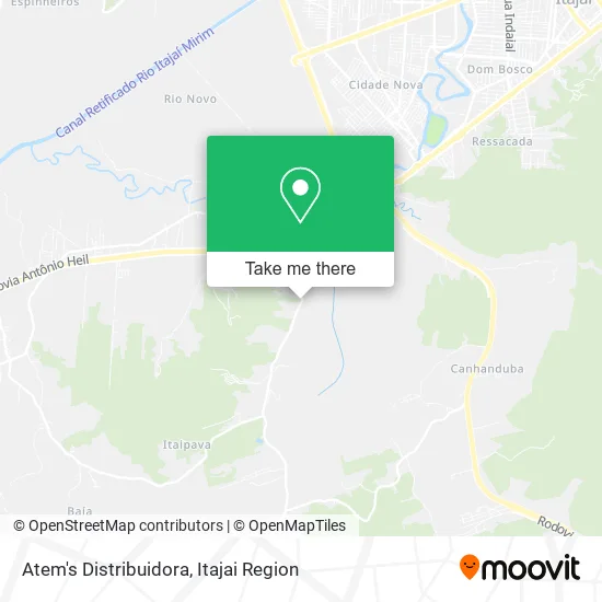 Atem's Distribuidora map