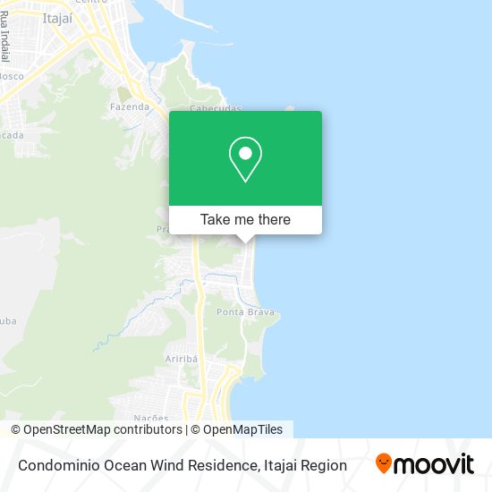 Condominio Ocean Wind Residence map