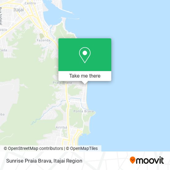 Sunrise Praia Brava map