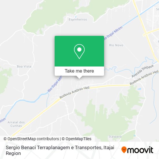 Sergio Benaci Terraplanagem e Transportes map