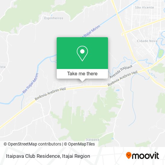 Itaipava Club Residence map