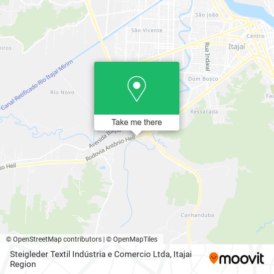 Steigleder Textil Indústria e Comercio Ltda map