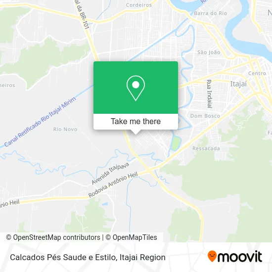 Calcados Pés Saude e Estilo map