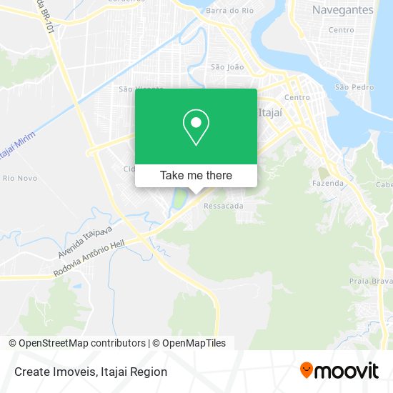 Mapa Create Imoveis