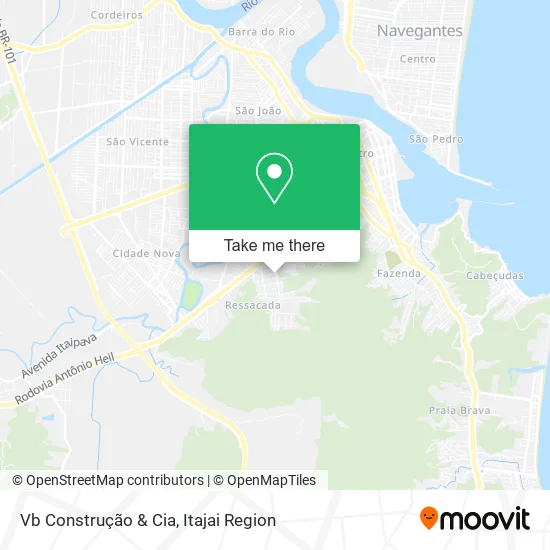 Vb Construção & Cia map