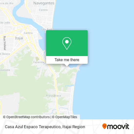 Casa Azul Espaco Terapeutico map