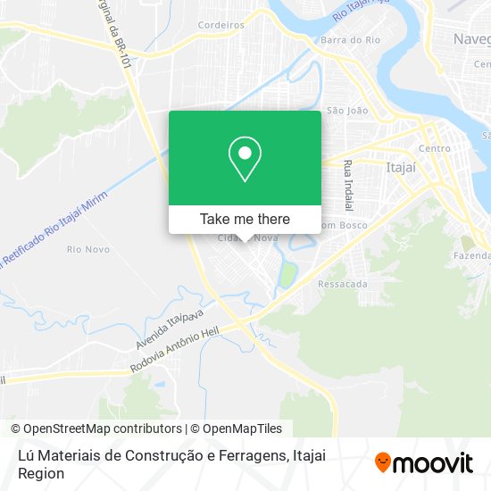 Lú Materiais de Construção e Ferragens map