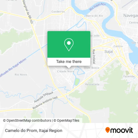 Camelo do Prom map