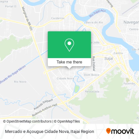 Mercado e Açougue Cidade Nova map