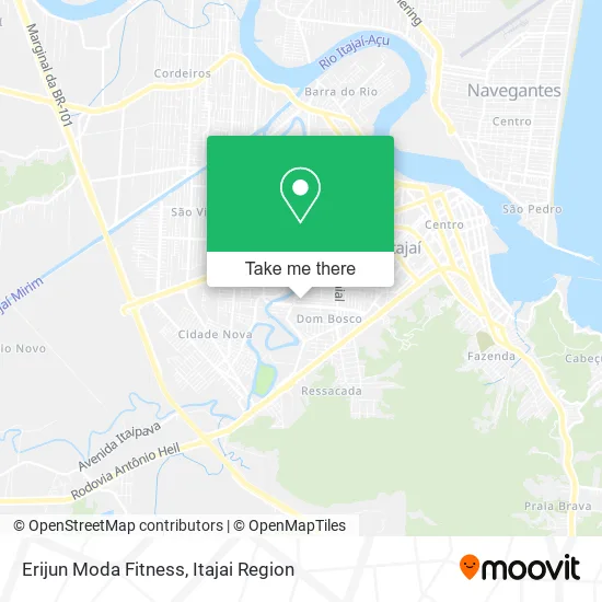 Erijun Moda Fitness map