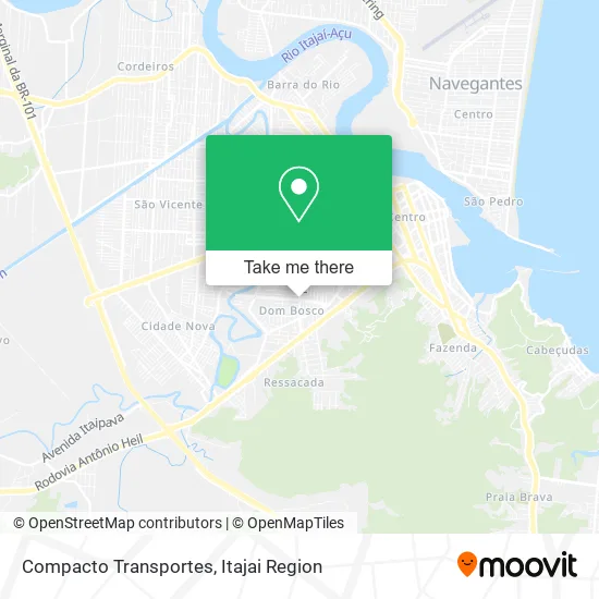 Compacto Transportes map
