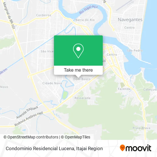 Condominio Residencial Lucena map