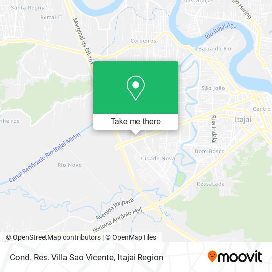 Cond. Res. Villa Sao Vicente map
