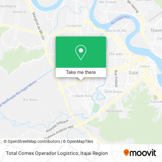 Total Comex Operador Logistico map