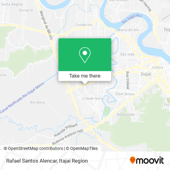 Rafael Santos Alencar map