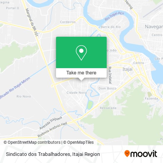 Sindicato dos Trabalhadores map
