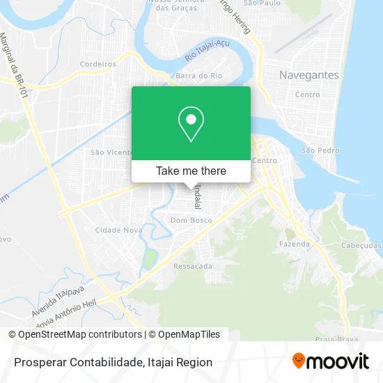 Prosperar Contabilidade map