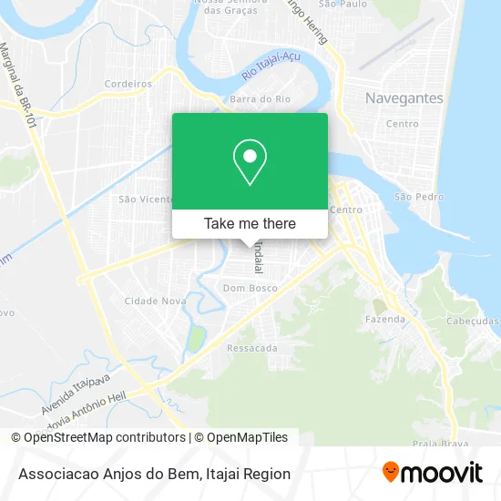 Associacao Anjos do Bem map