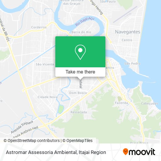 Mapa Astromar Assessoria Ambiental