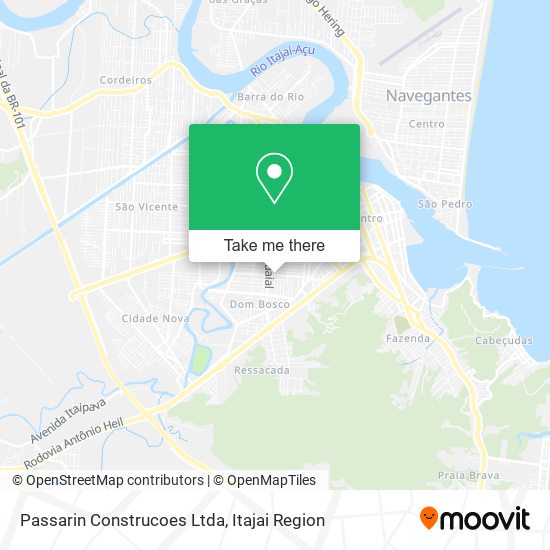 Passarin Construcoes Ltda map