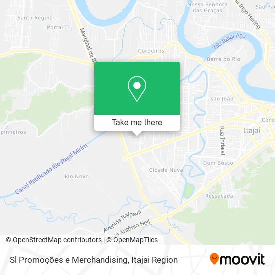 Sl Promoções e Merchandising map