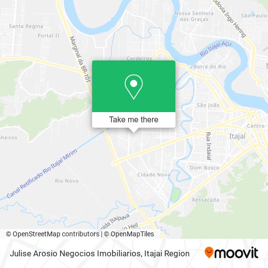 Julise Arosio Negocios Imobiliarios map