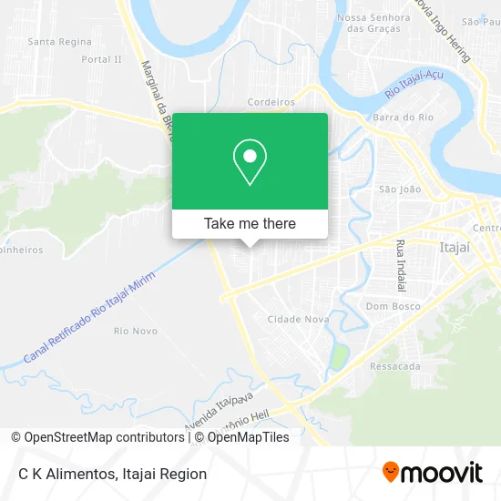 C K Alimentos map