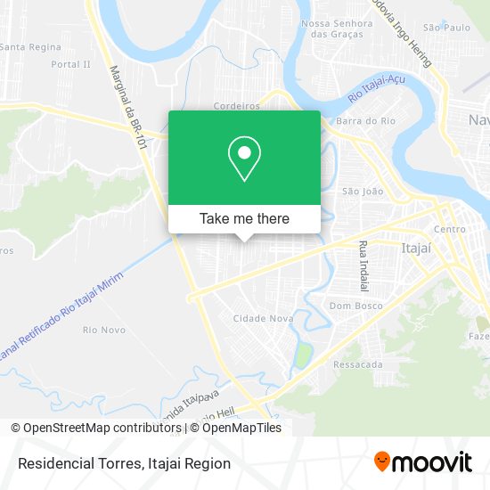 Residencial Torres map